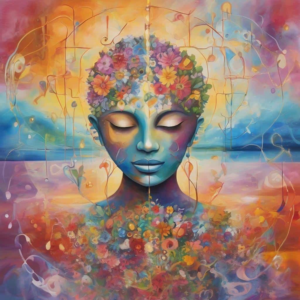 Ονειρική τέχνη με έμπνευση για θετική σκέψη και αλλαγή ζωής.